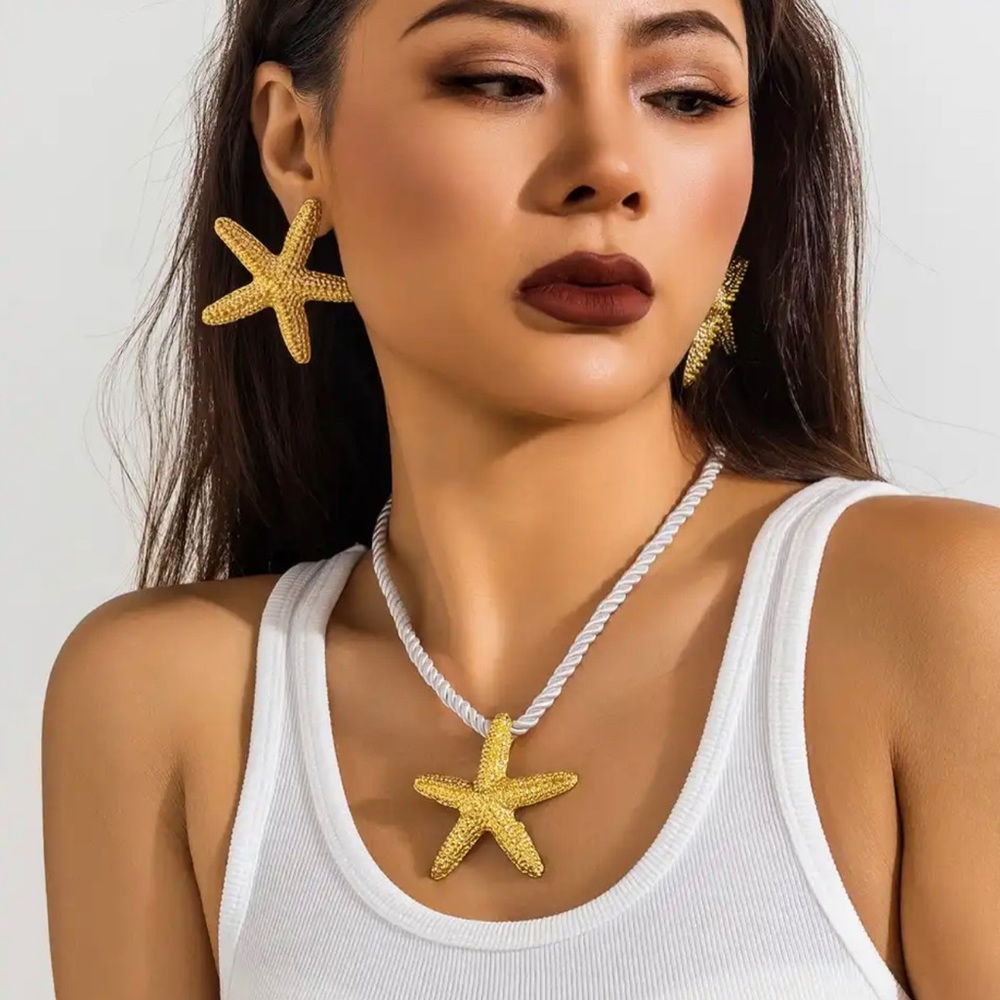 GOLD METAL STARFISH